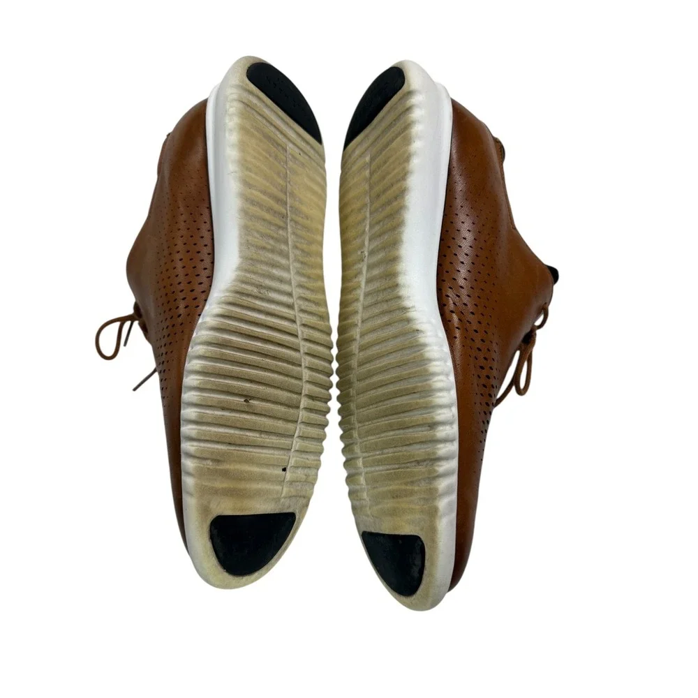Cole‎ Haan Men's 2.ZERØGRAND Laser Wingtip Oxfords size 12 brown/tan